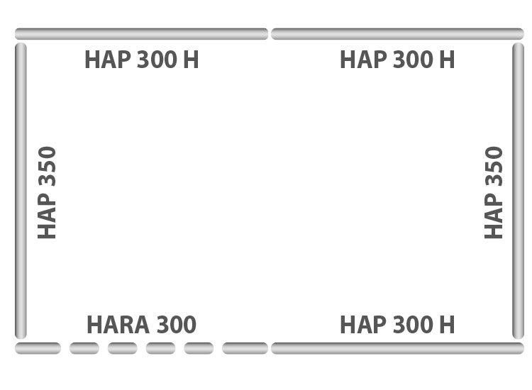 HAAS Panel-Zelt 60110