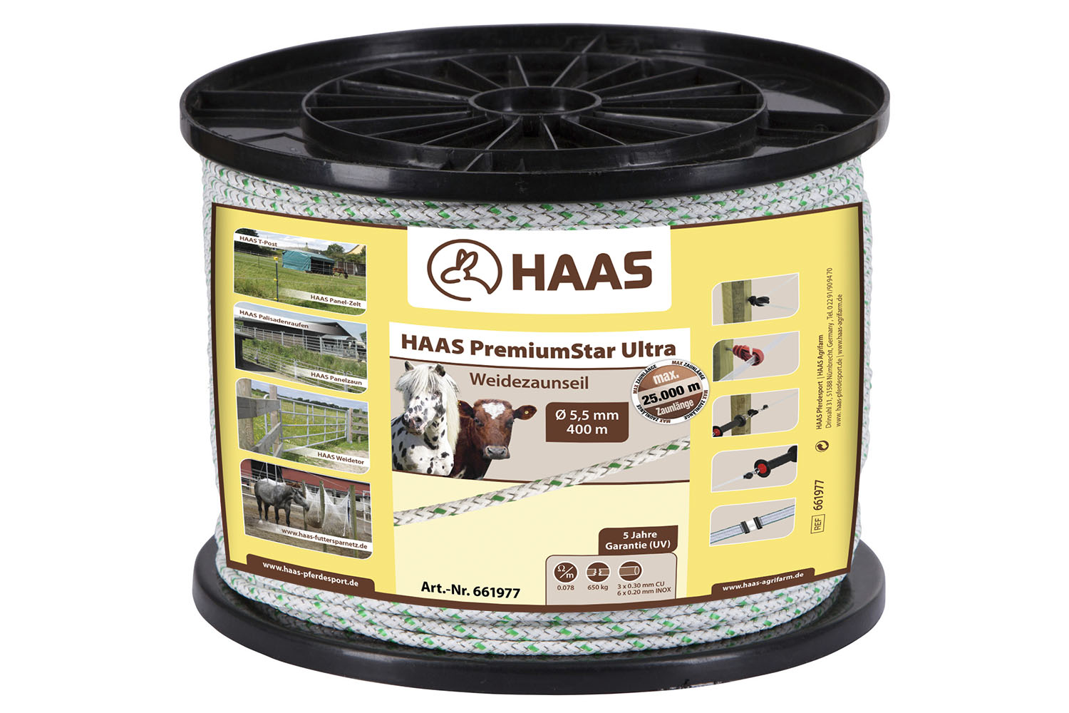 HAAS PremiumStar Ultra Weidezaunseil