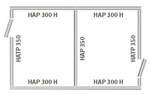 HAAS Panel-Zelt 60300