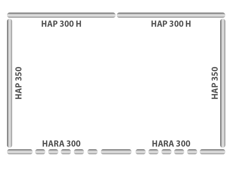 HAAS Panel-Zelt Standard