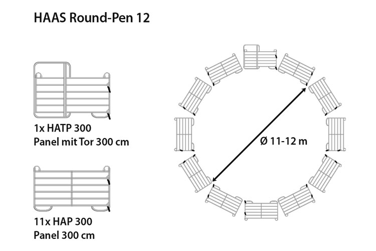 HAAS Round-Pen 12